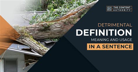 legal definition of detrimental.